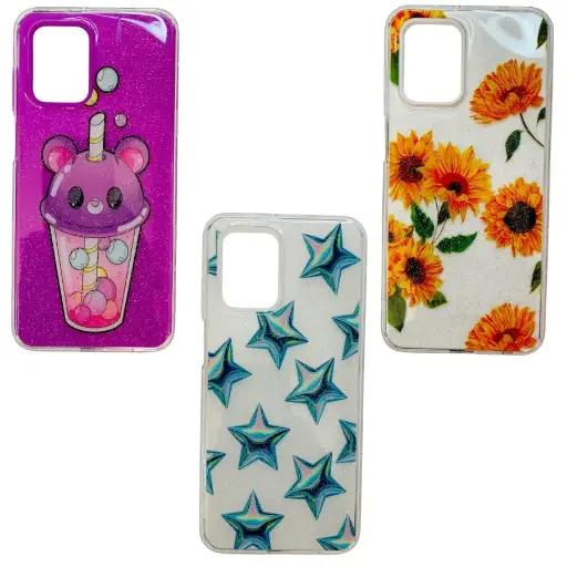 CASE BRILLO DISEÑO (MOTOROLA G62)